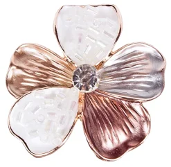 Statementring in verschiedenen Varianten - Blume mit Strass