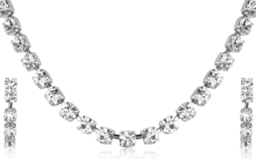 Strass Schmuckset Marlene - Kette und Ohrringe mit Kristallen von Swarovski®