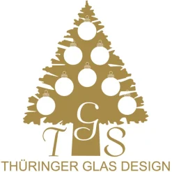 Thüringer Glasdesign Christbaumschmuck Schneemann Set (2 Stück) 11 cm aus Glas - Weiß/Silber