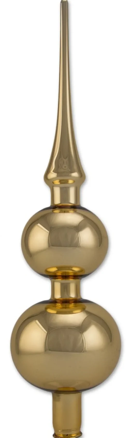 Thüringer Glasdesign Weihnachtsbaum Doppelspitze 31 cm - Gold - A036-0303-999