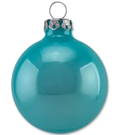 Thüringer Glasdesign Weihnachtskugel-Set 16-tlg. - Pastell mit Glitzer Dekor Lustige Schneemänner -