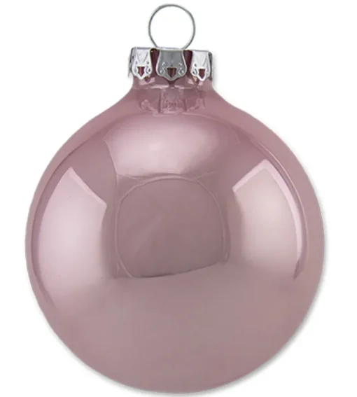 Thüringer Glasdesign Weihnachtskugel-Set 16-tlg. - Pastell mit Glitzer Dekor Lustige Schneemänner -