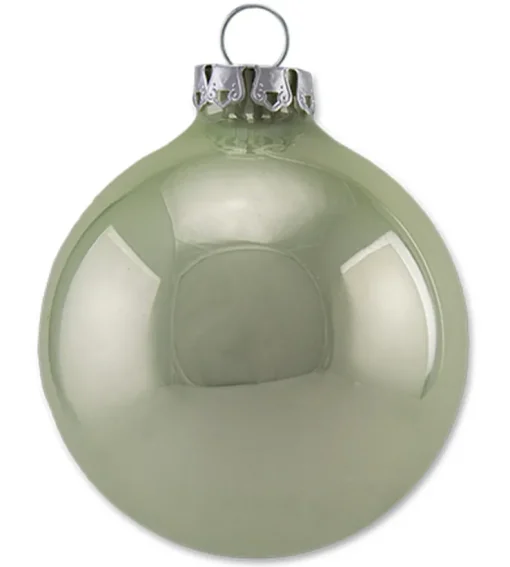 Thüringer Glasdesign Weihnachtskugel-Set 16-tlg. - Pastell mit Glitzer Dekor Lustige Schneemänner -