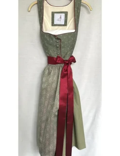 Trachten Deiser Damen Dirndl "Beatrice" Traditionell | Grün - 70cm