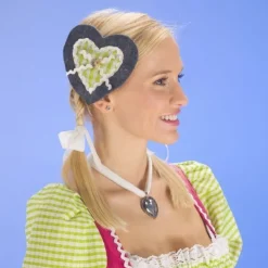 Trachten Haarspange Grau
