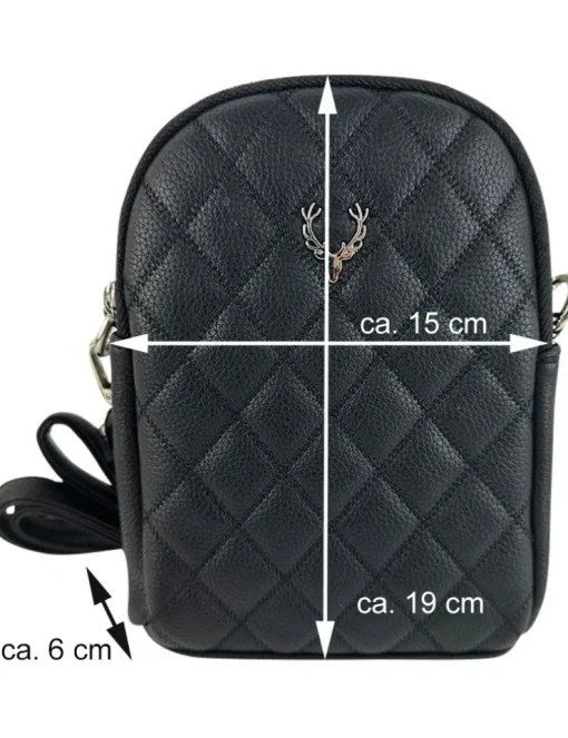 Trachten Handtasche "Emma" - Dirndl Umhängetasche | Hellgrau