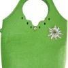 Trachtentasche kleiner Shopper mit Edelweiß Grün