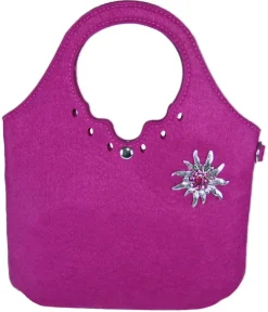 Trachtentasche kleiner Shopper mit Edelweiß Beere