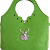 Trachtentasche kleiner Shopper mit Hirsch Grün