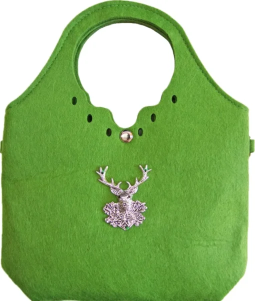 Trachtentasche kleiner Shopper mit Hirsch Grün