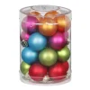 Weihnachtskugeln MilleFiori aus Glas | Ø 3cm / 20Stk.