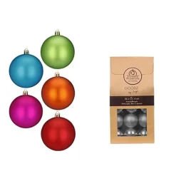 Weihnachtskugeln MilleFiori Kunststoff Ø 4cm / 26 Stück