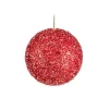 Weihnachtskugeln Röhrchen 10cm ROT