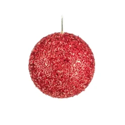 Weihnachtskugeln Röhrchen 10cm ROT